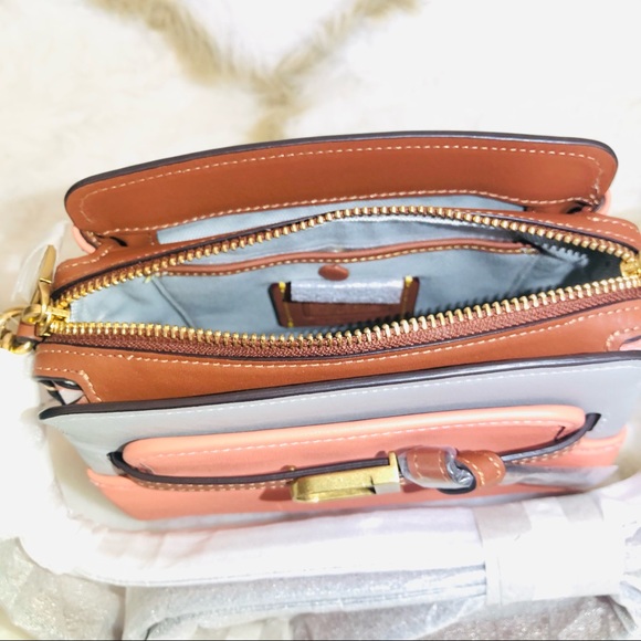 100% Authentic Brand New Coach Tate 18 Crossbody C2632 In Colorblock - Picture 7 of 16